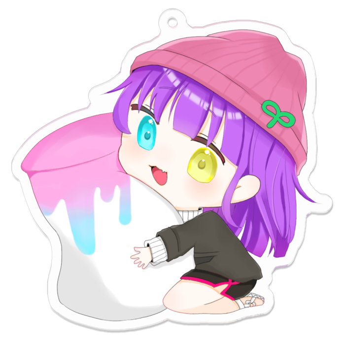 アクリルキーホルダー - 70 x 70 (mm)