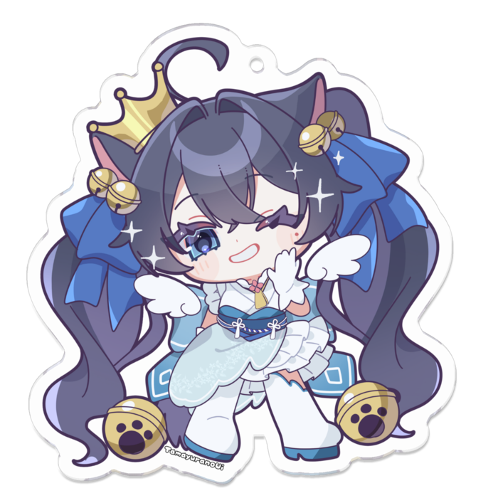 ういンク🌸アクリルキーホルダー - W70 × 70mm 
