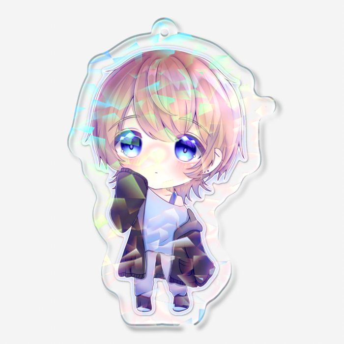 ホログラムアクリルキーホルダー - 70 × 70mm(2)