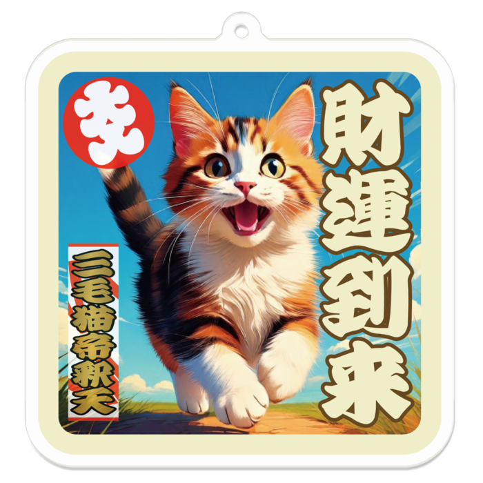 アクリルキーホルダー - 70 x 70 (mm)