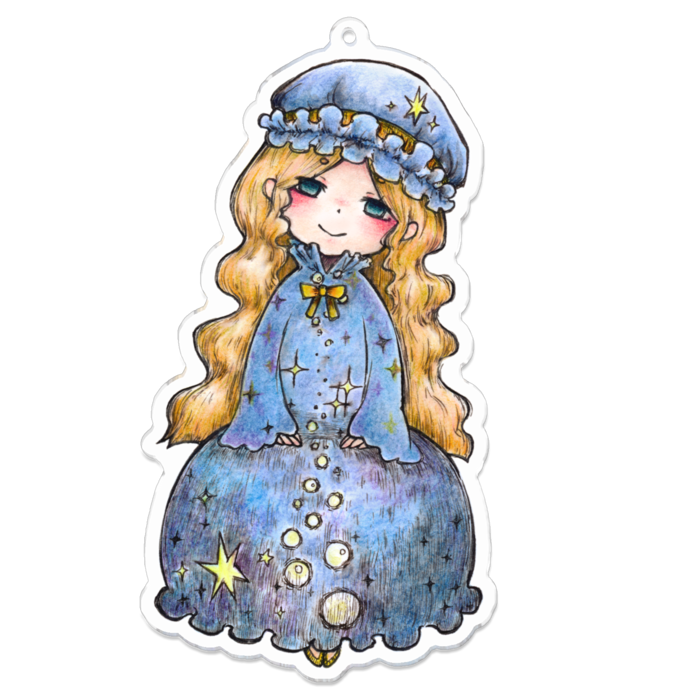 アクリルキーホルダー - 100 x 100 (mm)