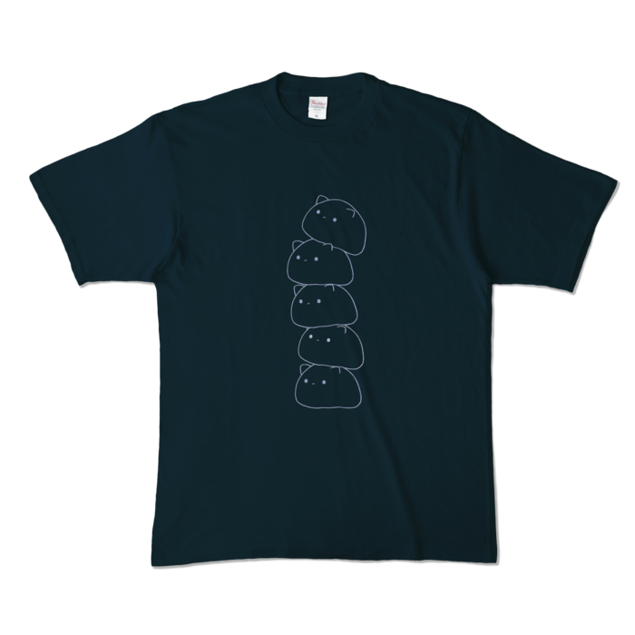 カラーTシャツ - XL - ネイビー (濃色)