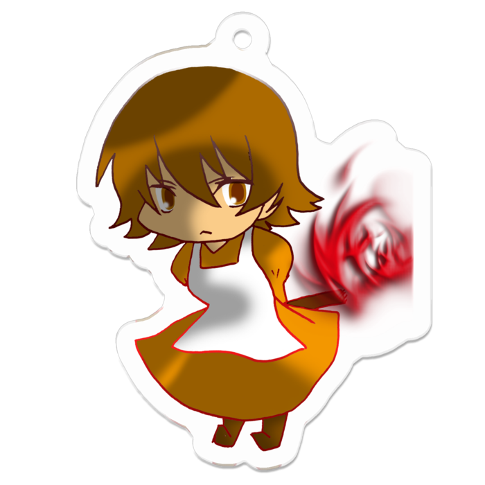 アクリルキーホルダー - 50 x 50 (mm)