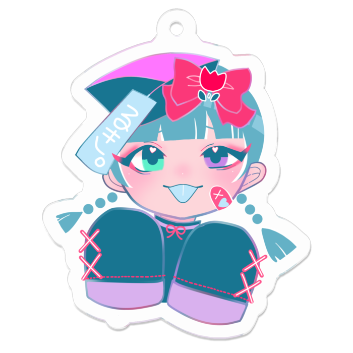 アクリルキーホルダー - 50 x 50 (mm)