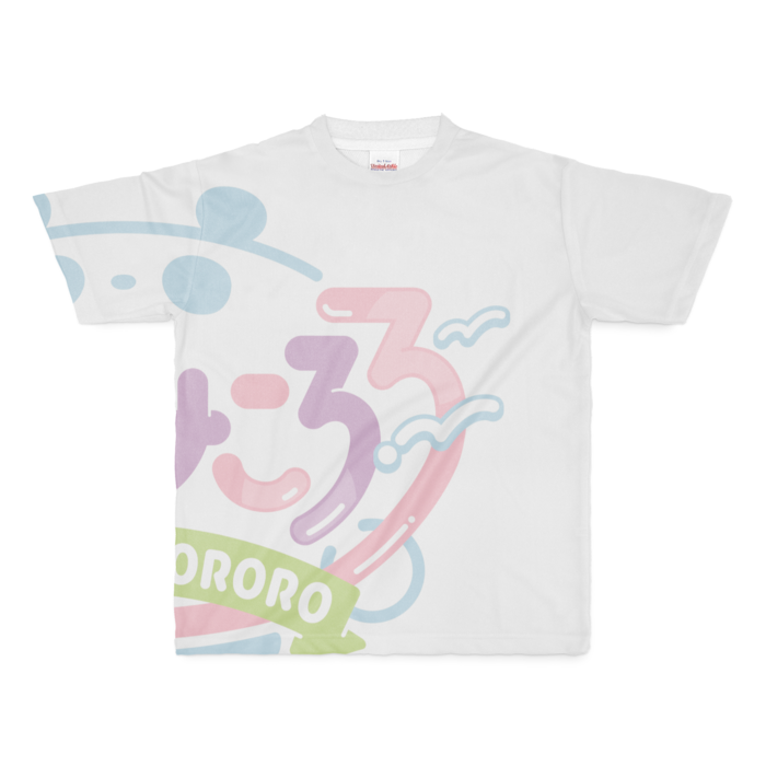 フルグラフィックTシャツ - M - 両面印刷