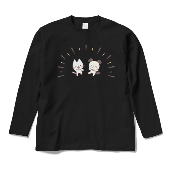 ロングスリーブTシャツ　黒色　M