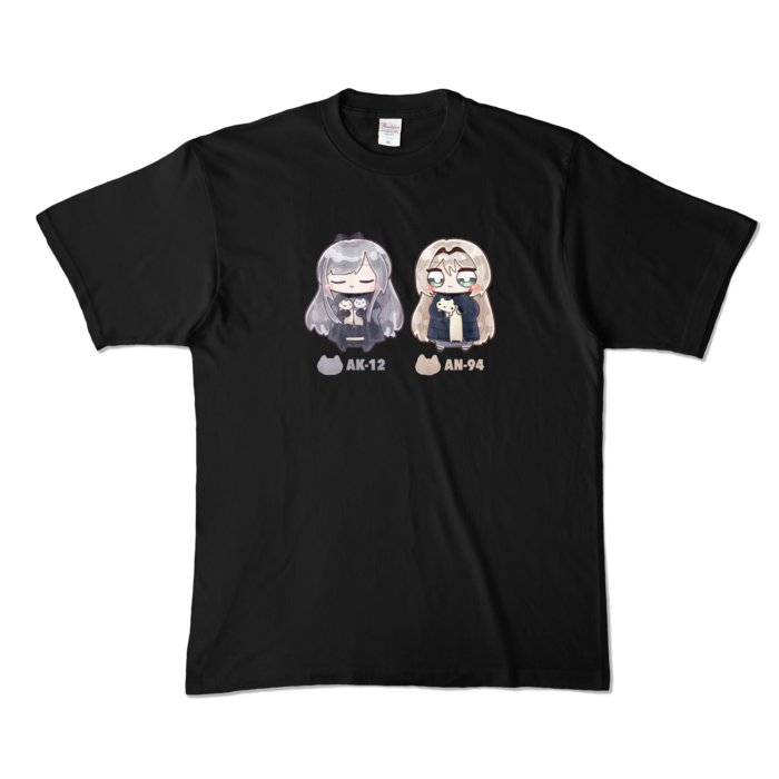 カラーTシャツ - XL - ブラック