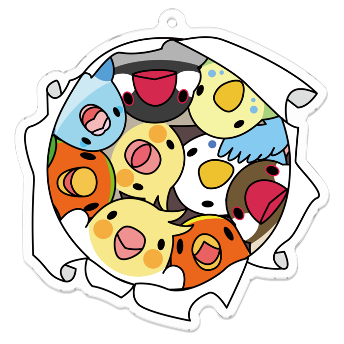 アクリルキーホルダー - 70 x 70 (mm)(1)