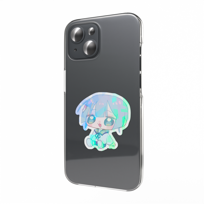 ホログラムスマホステッカー - 縦