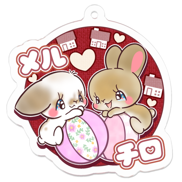 アクリルキーホルダー - 50 × 50 (mm)