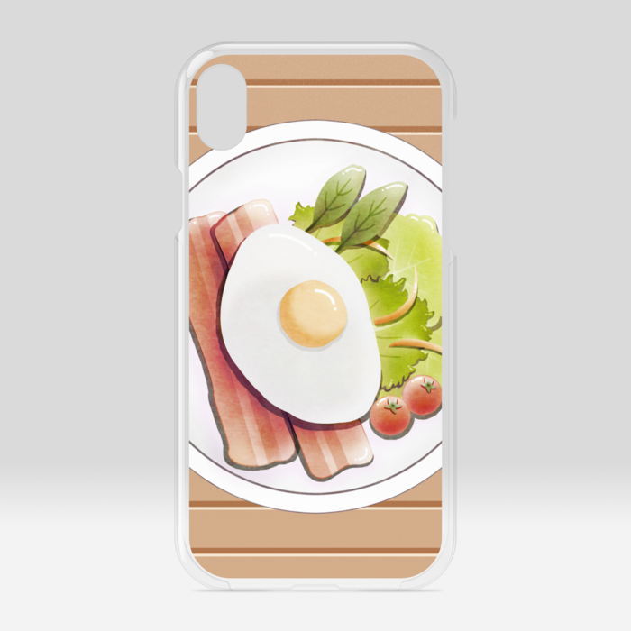 クリアiPhoneケース ベージュ iPhone XR