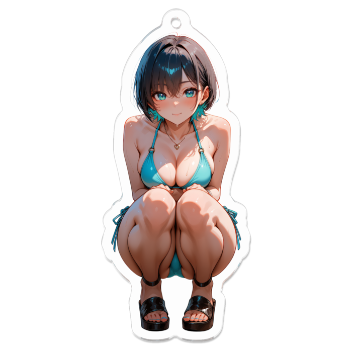 アクリルキーホルダー - 70 x 70 (mm)