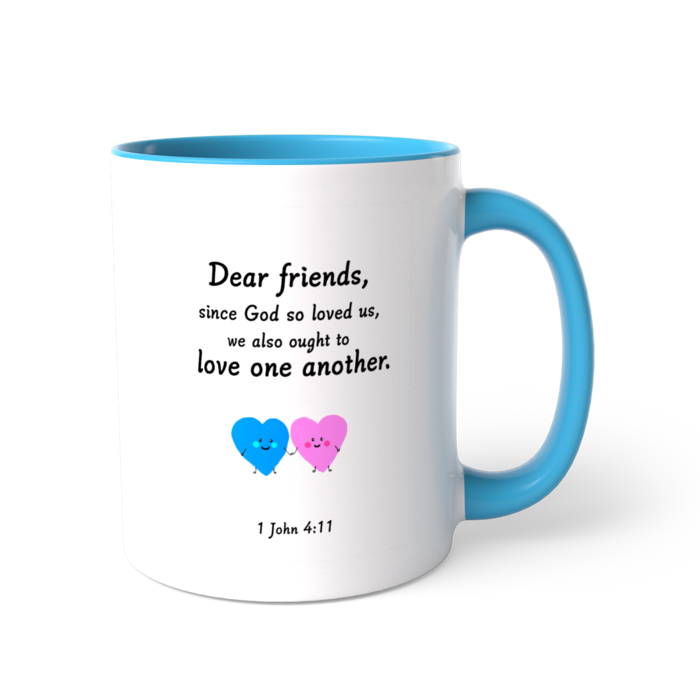 ツートンカラーマグカップ blue- 直径 8.2cm / 高さ 9.5cm(1)