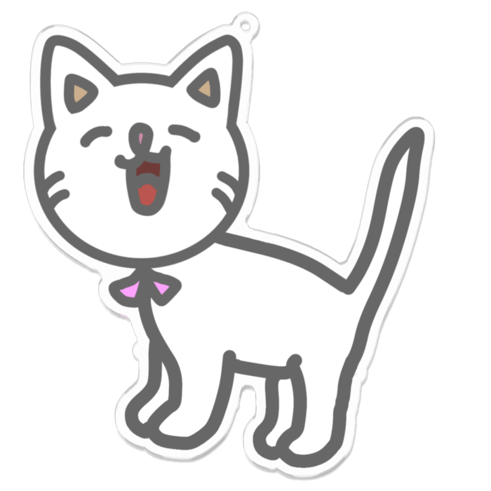 アクリルキーホルダー - 100 x 100 (mm)