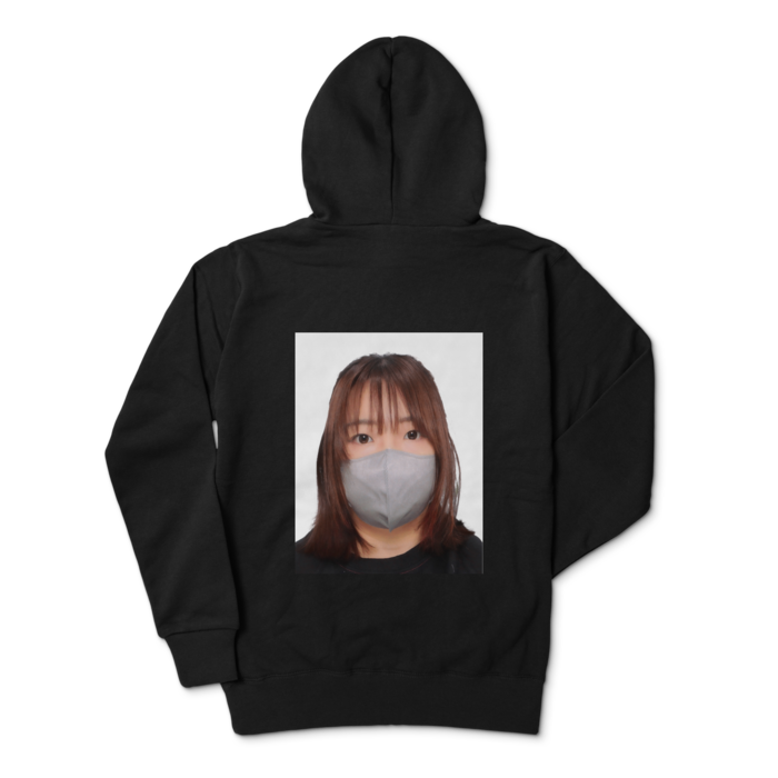 ジップパーカー - L - ブラック