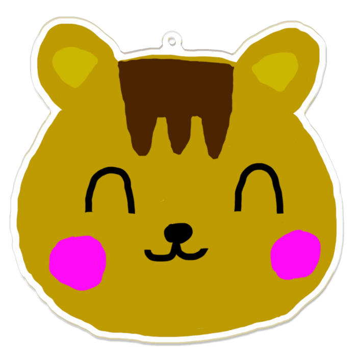 アクリルキーホルダー - 100 x 100 (mm)