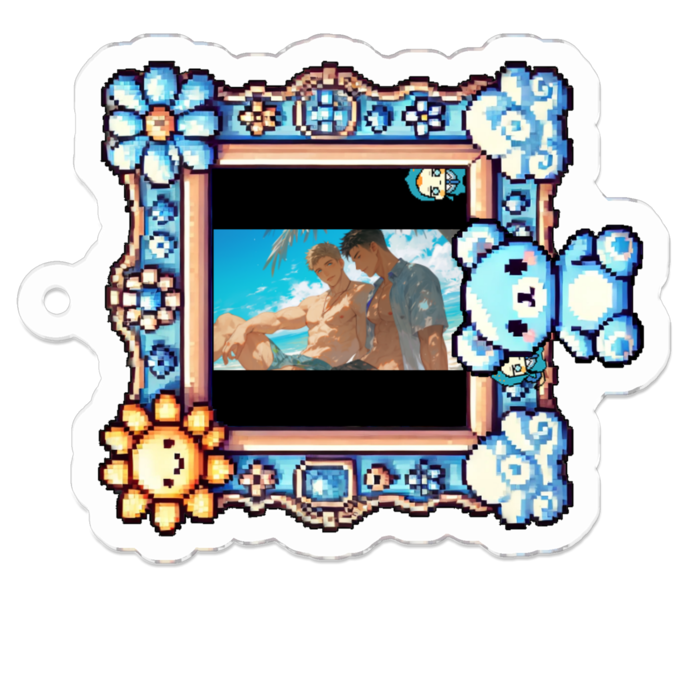 アクリルキーホルダー - 50 x 50 (mm)