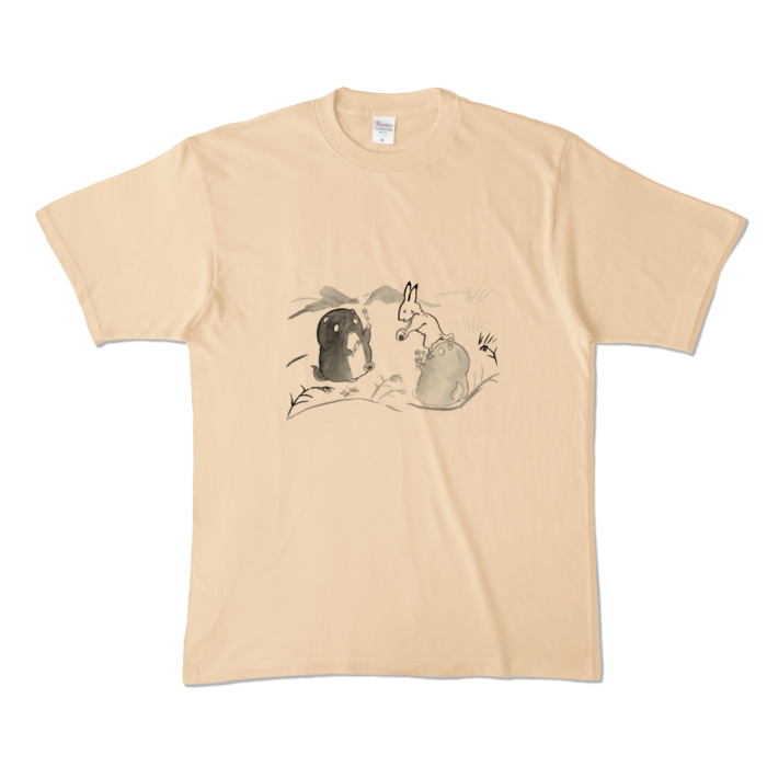 カラーTシャツ - XL - ナチュラル (淡色)