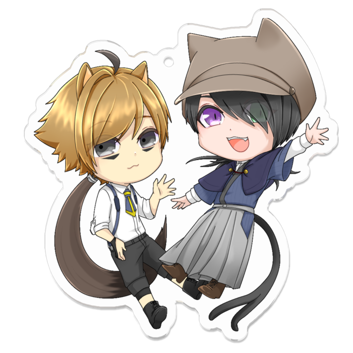 アクリルキーホルダー - 70 x 70 (mm)