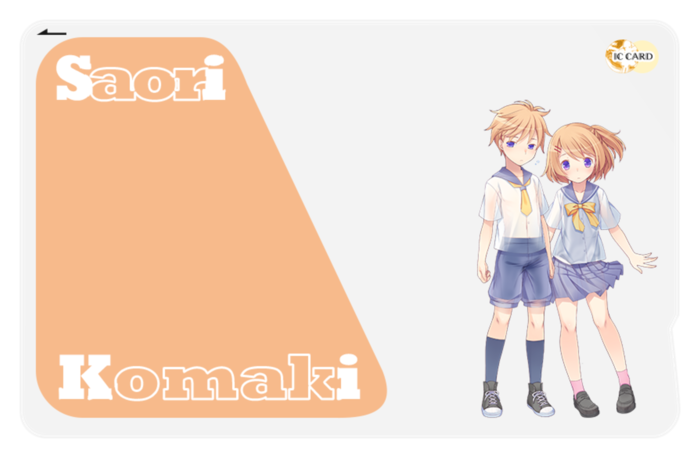 ICカードステッカー - 約85.7x53.9(mm)