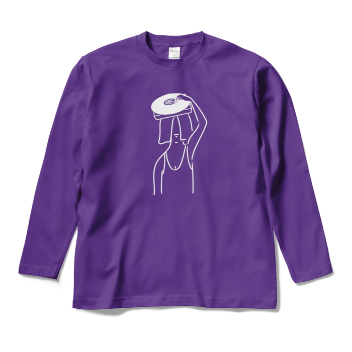 ロングスリーブTシャツ - M - パープル