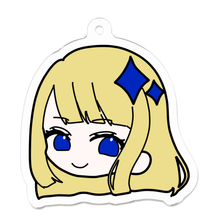 アクリルキーホルダー - 50 x 50 (mm)