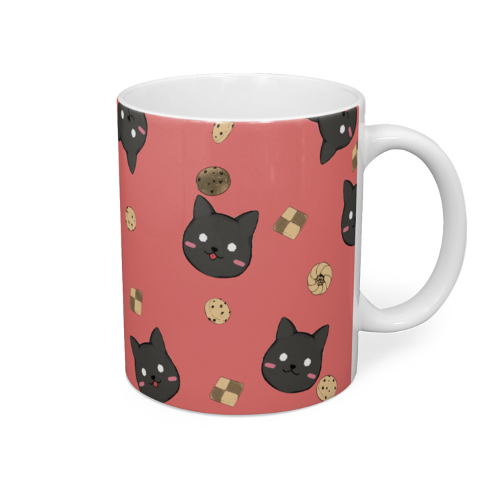 こたまおとティータイム　マグカップ(赤)