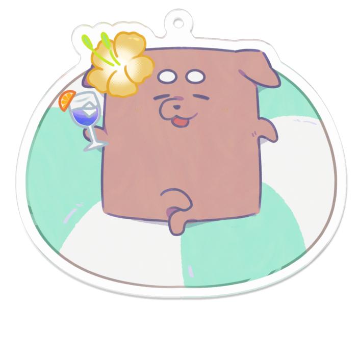 アクリルキーホルダー - 70 x 70 (mm)