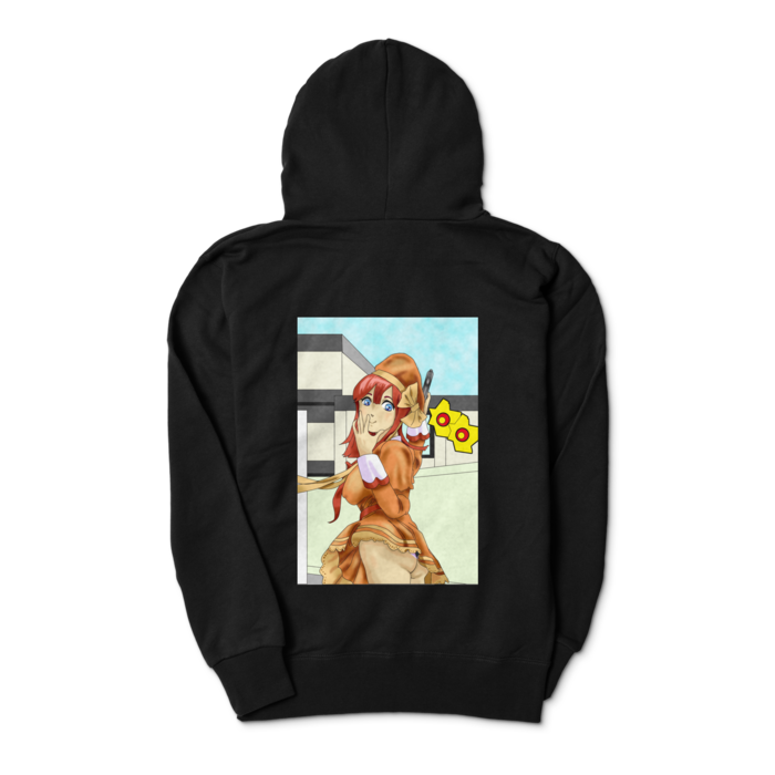 ジップパーカー - S - 背面