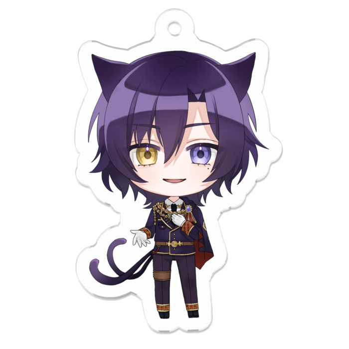 アクリルキーホルダー（コーティング） - 50 x 50 (mm)