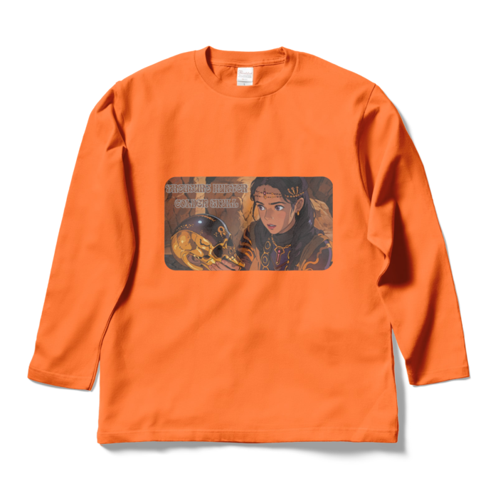 ロングスリーブTシャツ - L - オレンジ