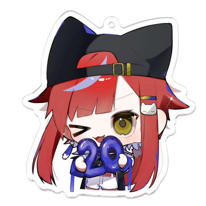 アクリルキーホルダー - 70 x 70 (mm)