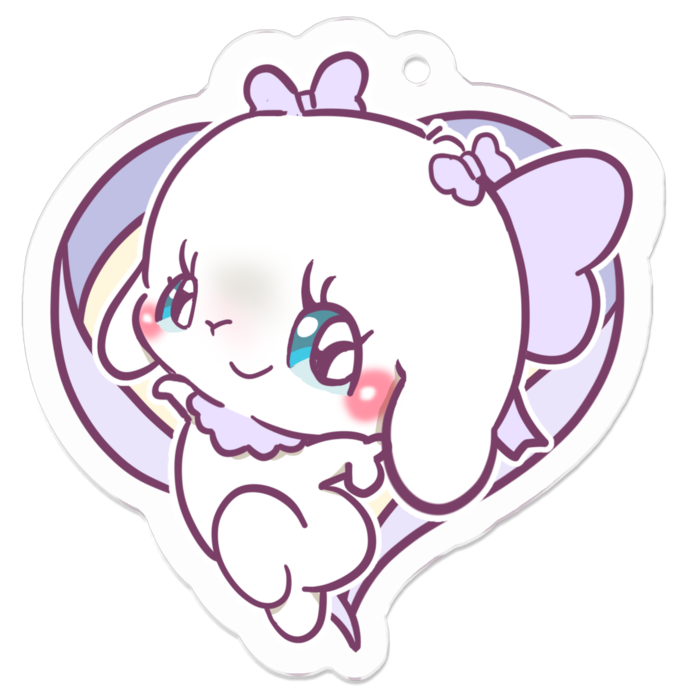 アクリルキーホルダー - 50 x 50 (mm)