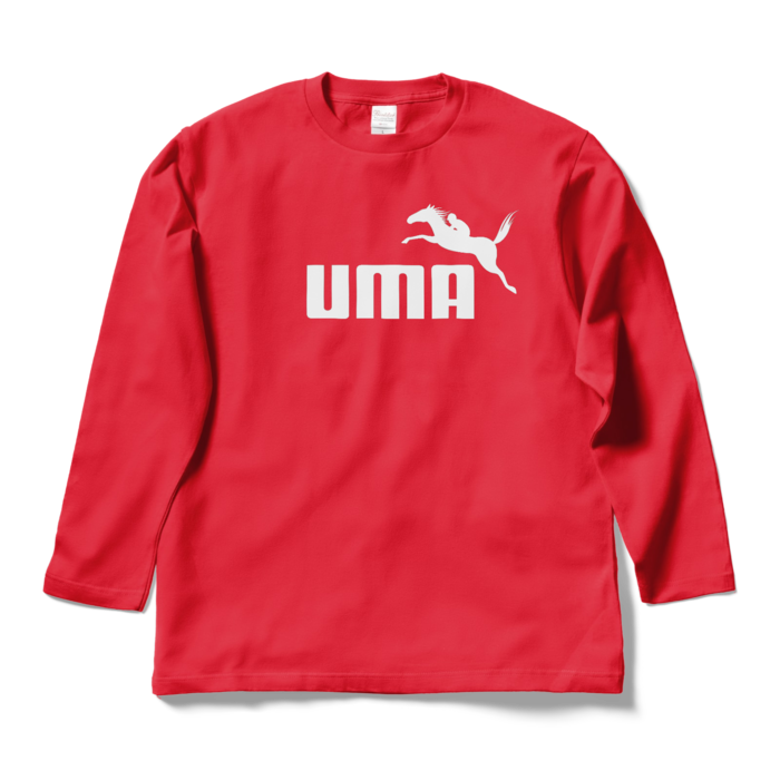 ロングスリーブTシャツ - L - レッド