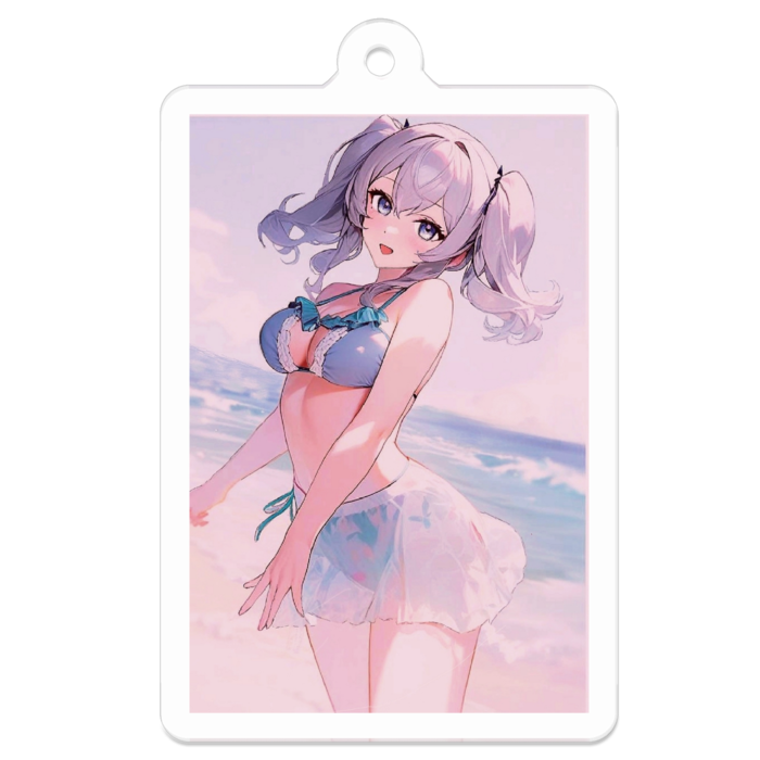 アクリルキーホルダー - 50 x 50 (mm)