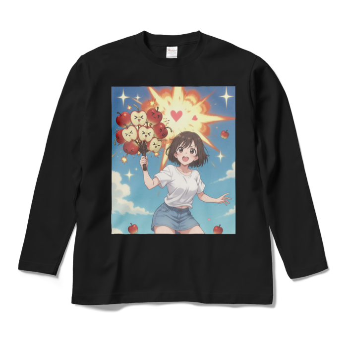 ロングスリーブTシャツ - M - ブラック