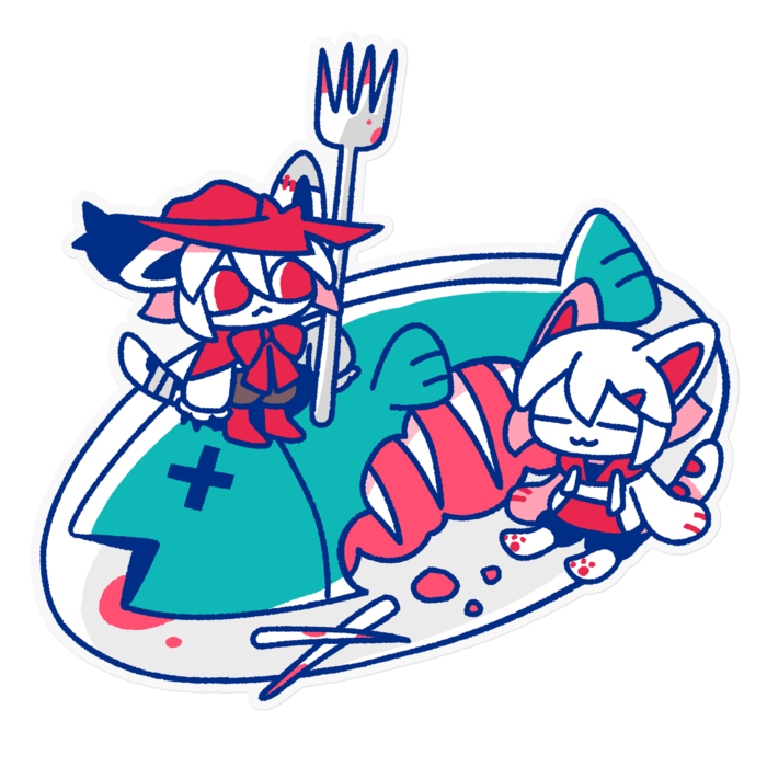 ステッカー - 160 x 160 (mm)