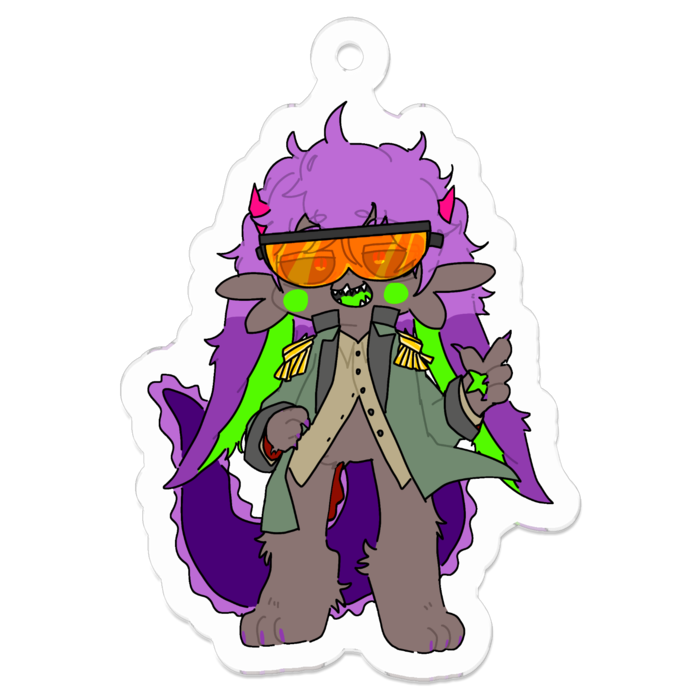 アクリルキーホルダー - 50 x 50 (mm)