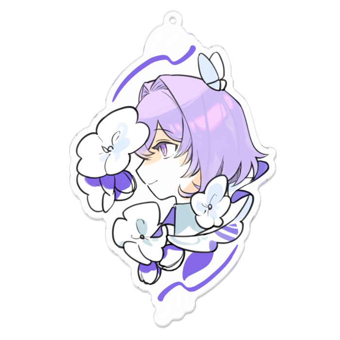 アクリルキーホルダー - 100 x 100 (mm)