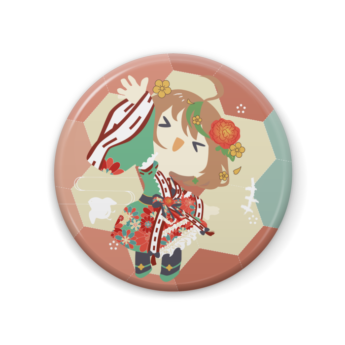 元気ハツラツあみい!缶バッジ - 57mm