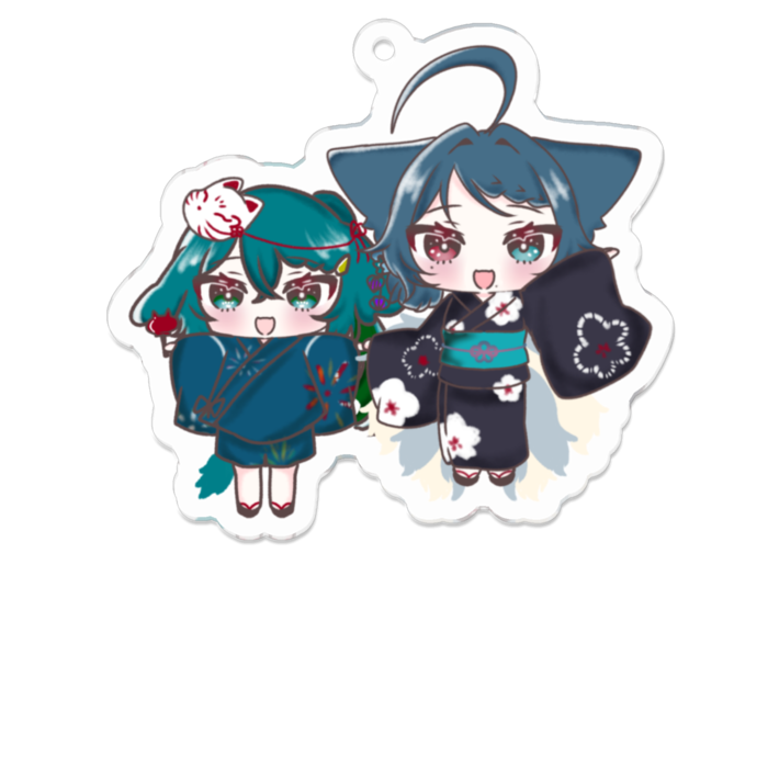 アクリルキーホルダー - 70 x 70 (mm)