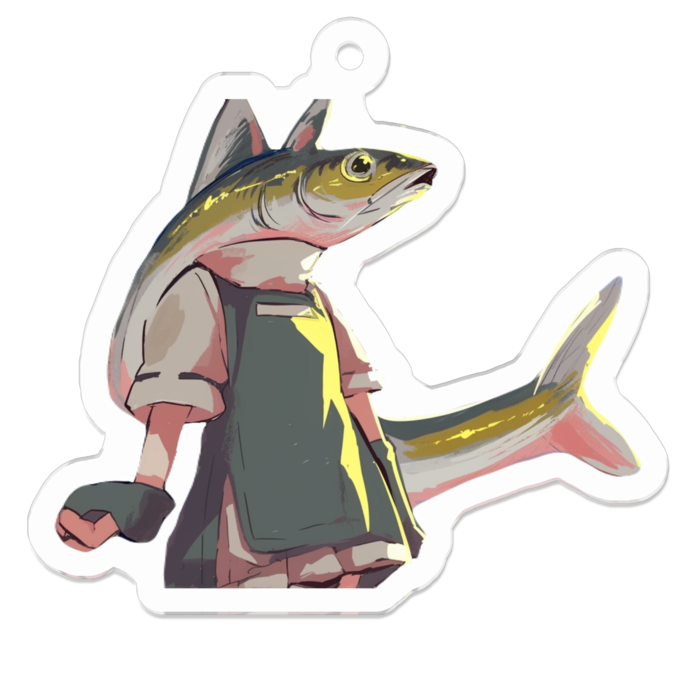 アクリルキーホルダー - 50 x 50 (mm)