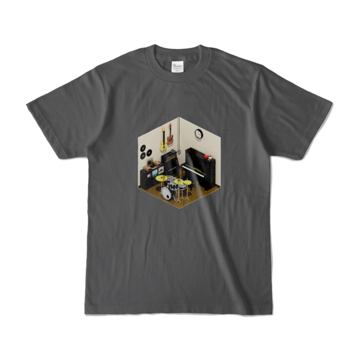 カラーTシャツ - S - チャコール (濃色)