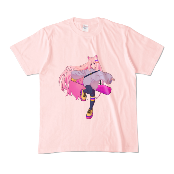 カラーTシャツ - M - ライトピンク (淡色)