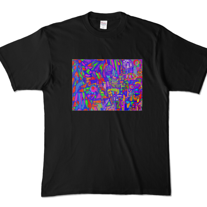 カラーTシャツ - XL - ブラック (濃色)