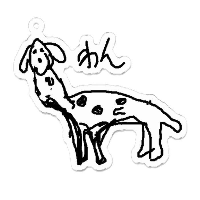 アクリルキーホルダー - 70 x 70 (mm)