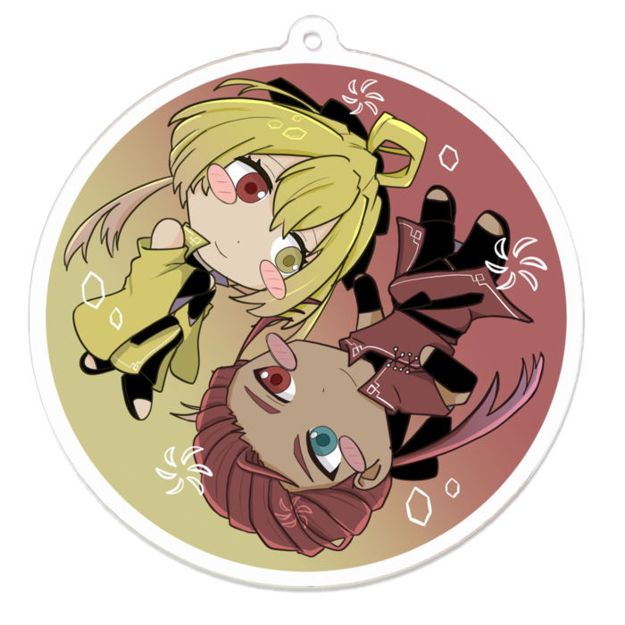 アクリルキーホルダー - 70 x 70 (mm)