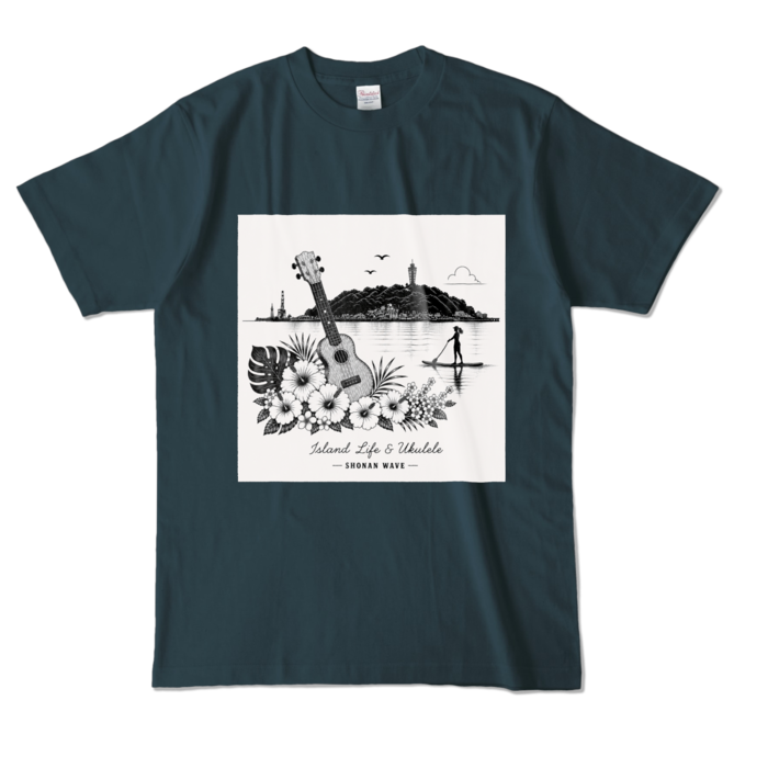 カラーTシャツ - L - デニム (濃色)