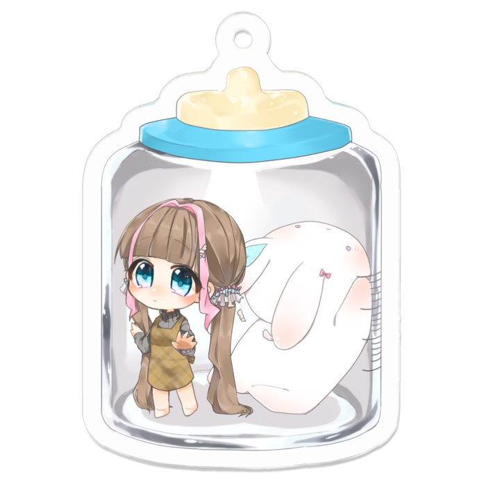 アクリルキーホルダー - 50 x 50 (mm)