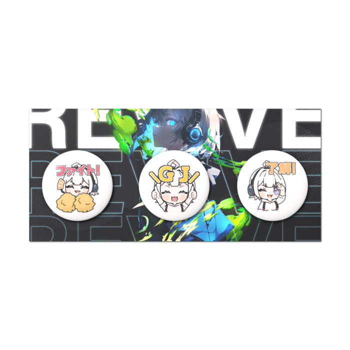 缶バッジセット - 3個セット